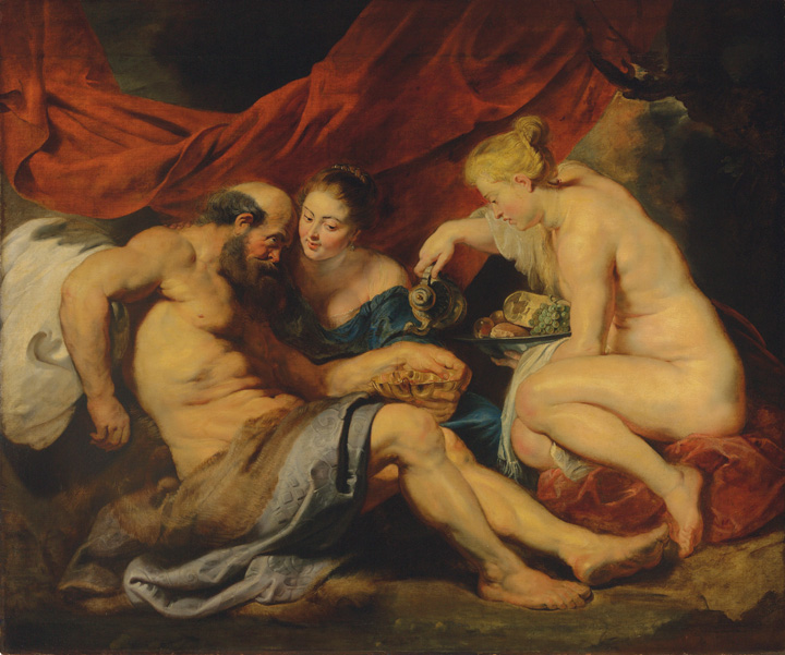 720x601 Human Drama And Psychological Insight Rubens's Lot And His - Lot And His Daughters Painting
