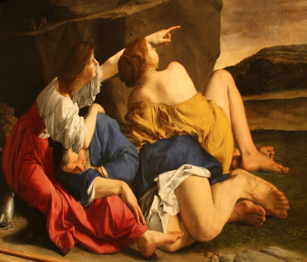 1024x873 Lot And His Daughters Orazio Gentileschi Italian, About - Lot And His Daughters Painting By Orazio Gentileschi