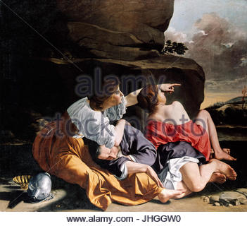 351x320 Orazio Gentileschi Lot And His Daughters Stock Photo 79510545 - Lot And His Daughters Painting By Orazio Gentileschi