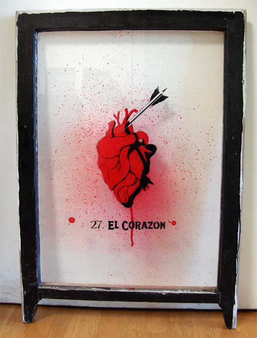 525x689 Gavin Worth - Loteria Painting