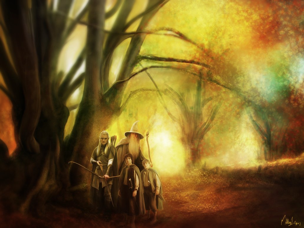 1032x774 Lotr - Lotr Painting