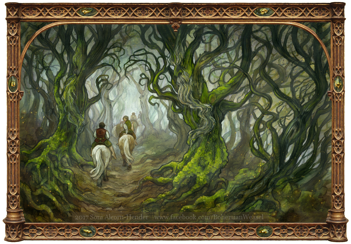 1180x820 Bohemian Weasel The Art Amp Illustration Of Soni Alcorn Hender - Lotr Painting