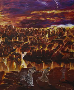 238x289 Why Did Lot's Wife Turn Into Salt - Lots Wife Painting