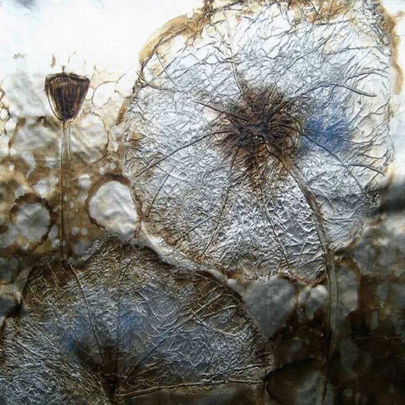 800x800 Abstract Lotus Flower Painting On Canvas,single Lotus Flower Oil - Lotus Flower Oil Painting