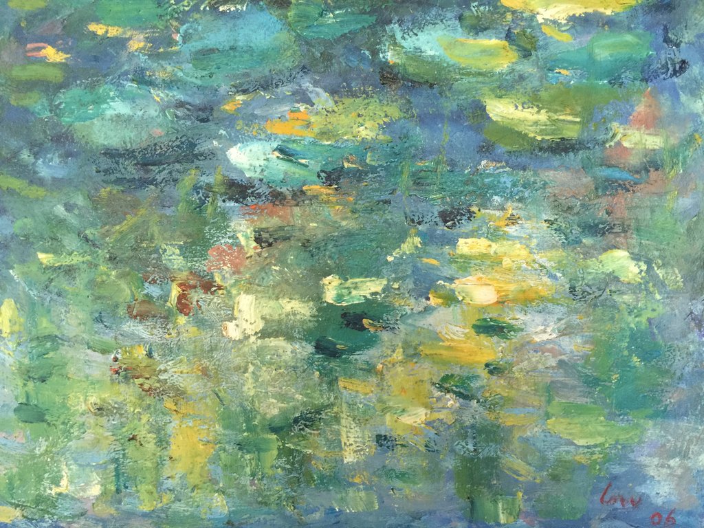 1024x768 Oil Painting Singapore - Lotus Oil Painting