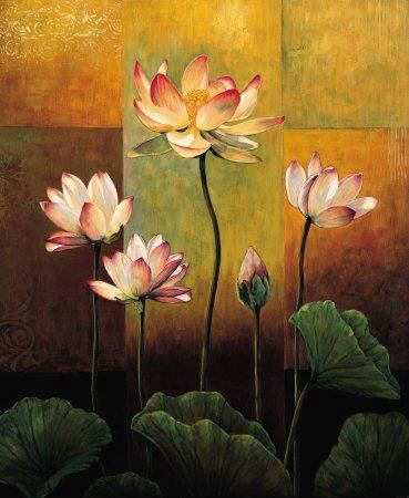 369x450 Lotus Lotus Painting, Lotus And Paintings - Lotus Painting
