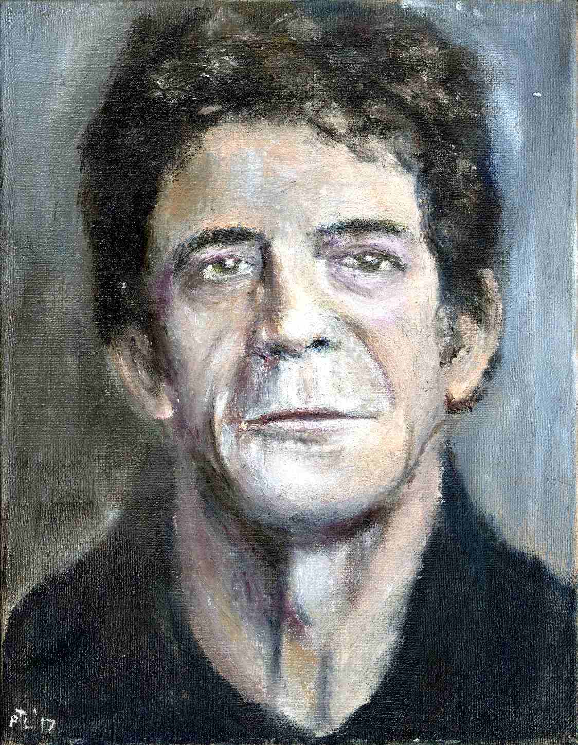 1124x1449 Lou Reed Oil Painting 14in X 18in - Lou Reed Painting