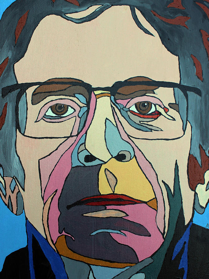 672x900 Lou Reed Painting By Murray Stiller - Lou Reed Painting