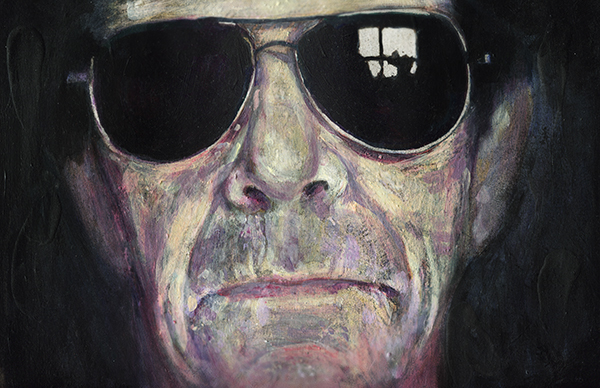 600x388 Lou Reed Painting On Behance - Lou Reed Painting