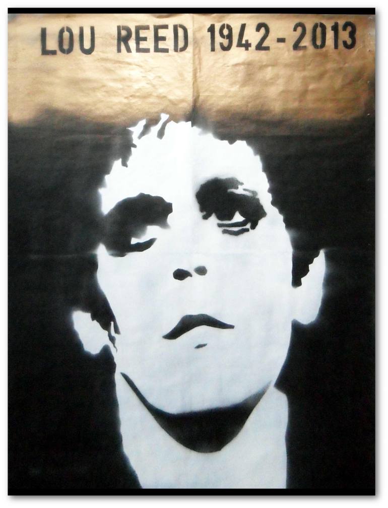 770x1008 Saatchi Art Lou Reed 1942 2013 On The Daily Telegraph Painting By - Lou Reed Painting