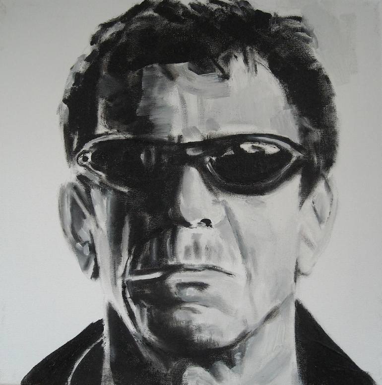 770x776 Saatchi Art Lou Reed Painting By Raymond Malempre - Lou Reed Painting