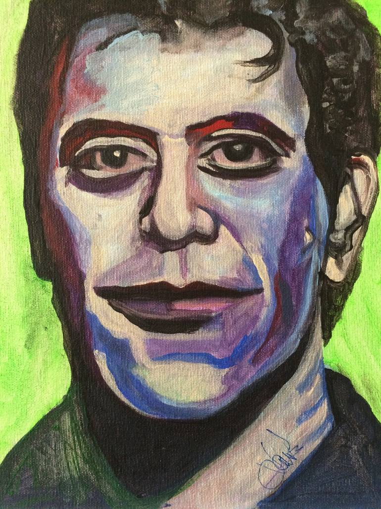 770x1027 Saatchi Art Lou Reed Painting By Xabier - Lou Reed Painting