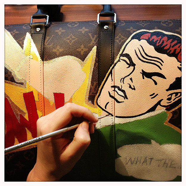 624x624 Man Bag! Louis Vuitton Packed With A Punch! Boyarde Art House - Louis Vuitton Painting