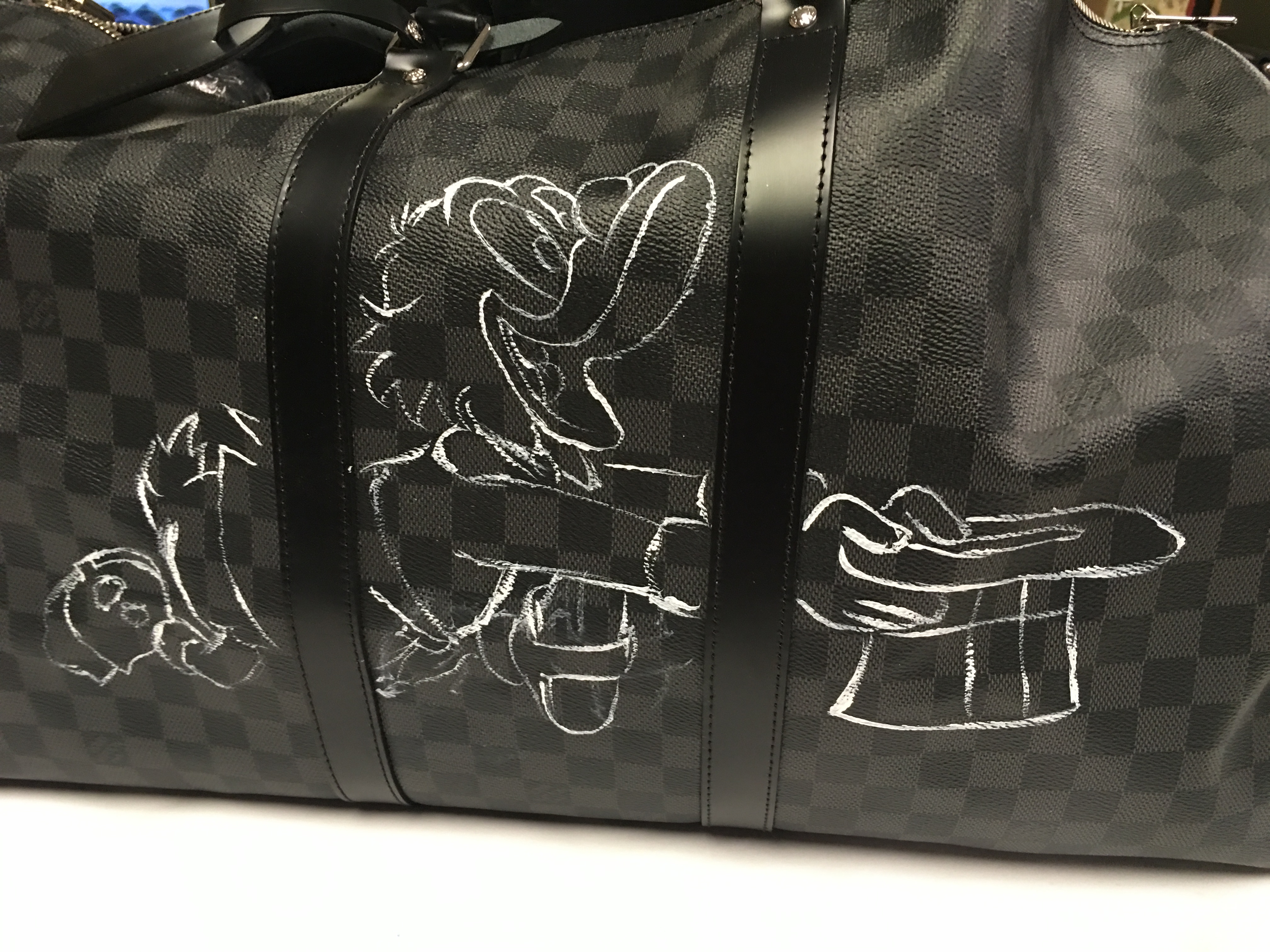 4032x3024 Step By Step Painting Uncle Scrooge Mcduck From Ducktales - Louis Vuitton Painting