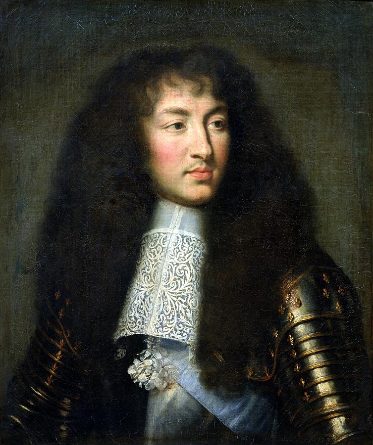 753x900 Portrait Of Louis Xiv Painting By Charles Le Brun - Louis Xiv Painting
