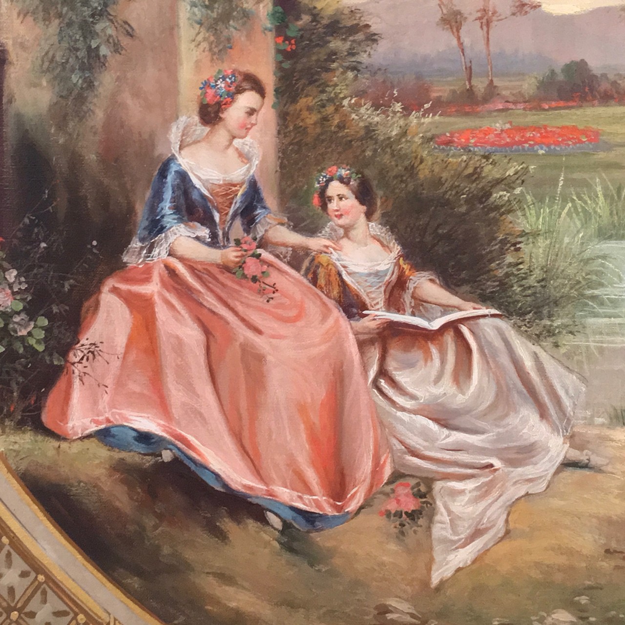 1280x1280 Romantic Painting By H. De Leeuw - Louis Xvi Painting