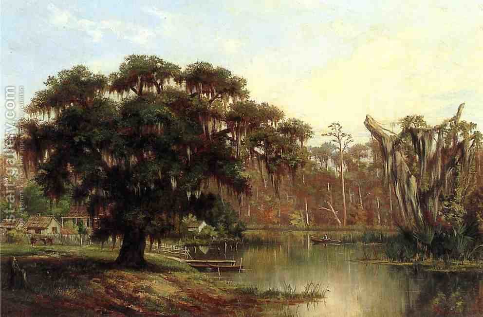 992x651 Louisiana Bayou William Henry Buck Reproduction 1st Art Gallery - Louisiana Painting