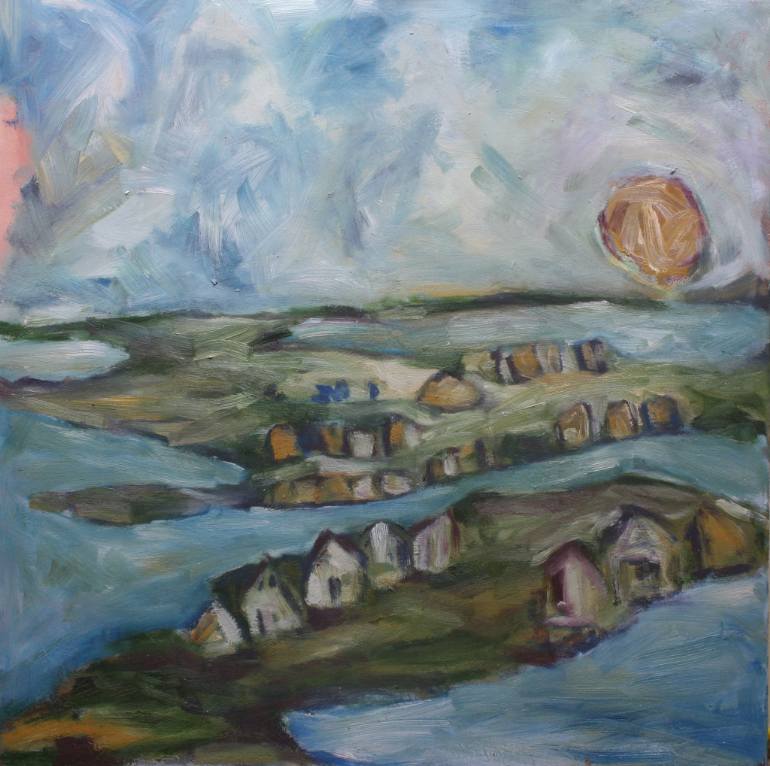 770x766 Saatchi Art Louisiana Marsh Painting By Lauren J Whitley - Louisiana Painting