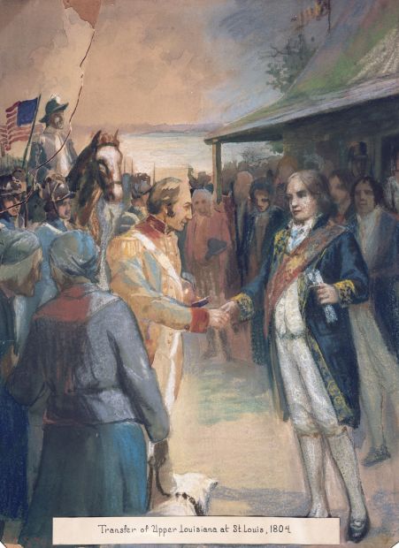 451x620 How One Man Brought The Louisiana Purchase To St. Louis - Louisiana Purchase Painting