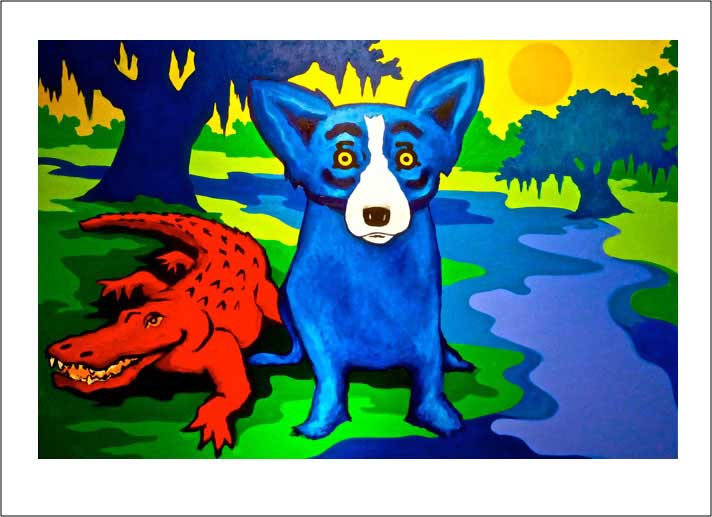 712x517 Goodbiz113 George Rodrigue's Latest Painting Celebrates Modern - Louisiana State Painting