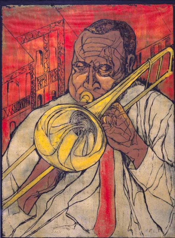590x800 Paintings And Prints Jazz Collection Louisiana State Museum - Louisiana State Painting