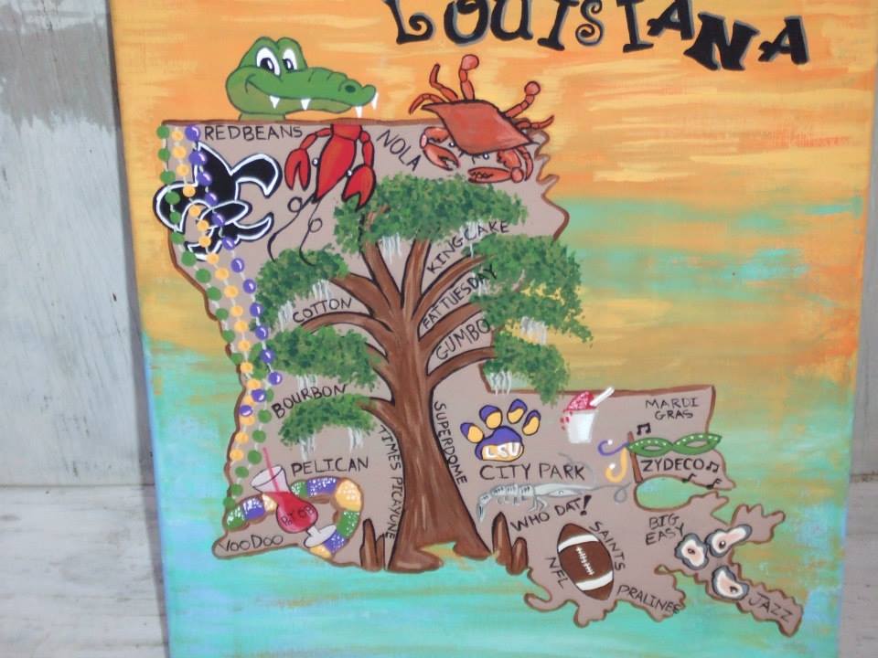 960x720 This Amp That By Patty Louisiana Painting - Louisiana State Painting