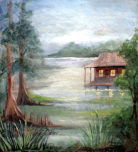 272x300 Louisiana Swamp Paintings Fine Art America - Louisiana Swamp Painting