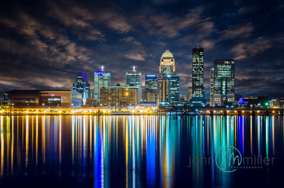 570x377 Louisville Skyline Louisville Louisville Kentucky - Louisville Skyline Painting