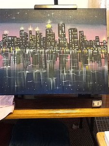 225x300 Louisville Skyline Paintings Pixels - Louisville Skyline Painting