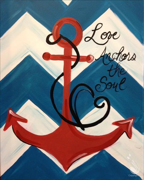 480x600 Love Anchors The Soul - Love Anchors The Soul Painting