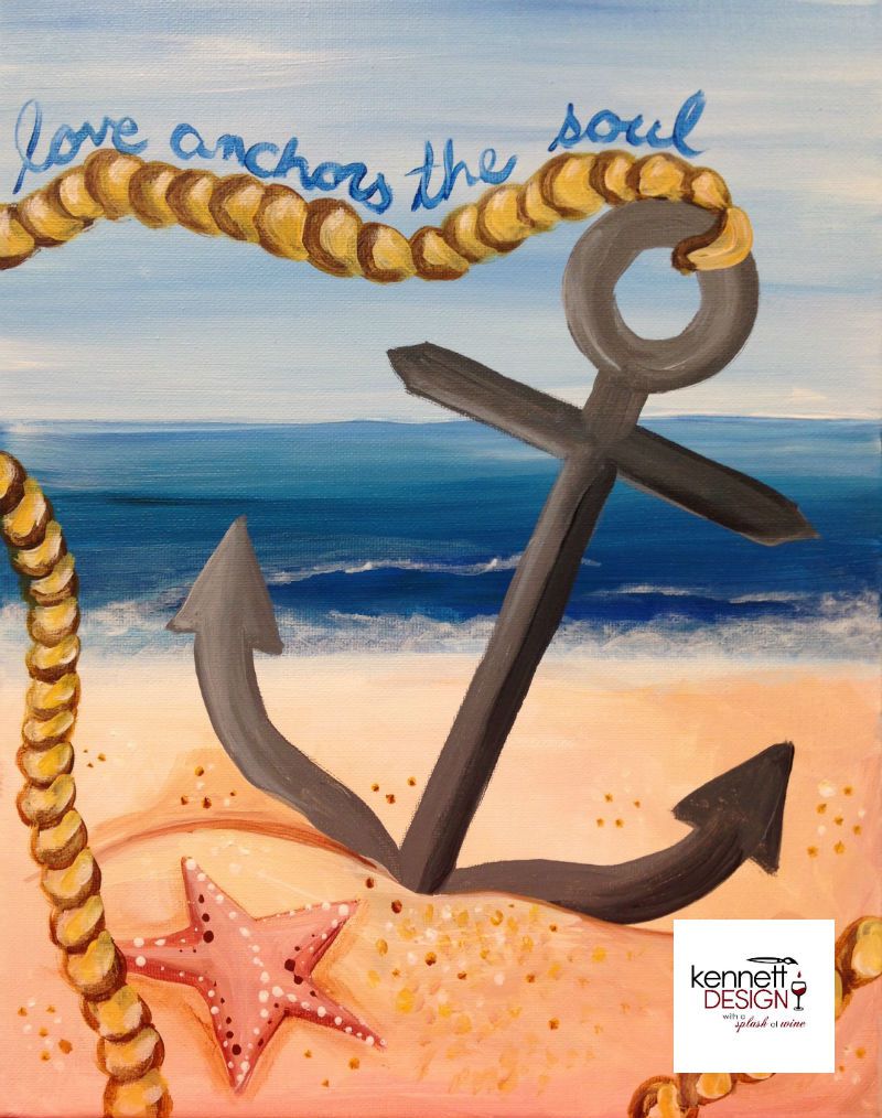 800x1014 Love Anchors Soul Paint Amp Sip Chesapeake City Md - Love Anchors The Soul Painting