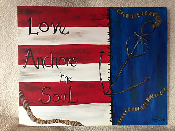 570x427 Love Anchors The Soul - Love Anchors The Soul Painting