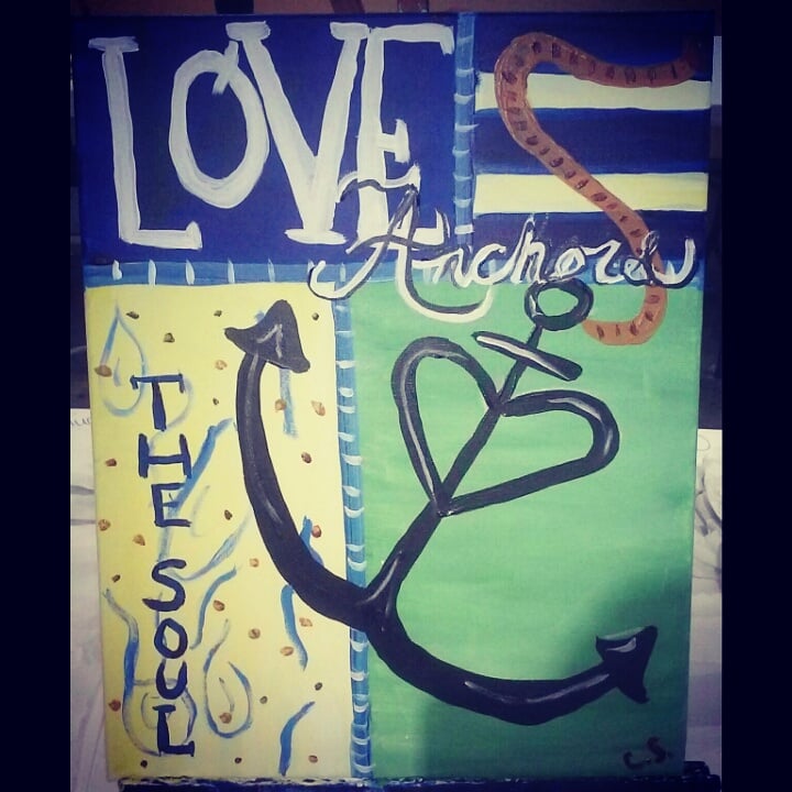 720x720 Love Anchors The Soul - Love Anchors The Soul Painting