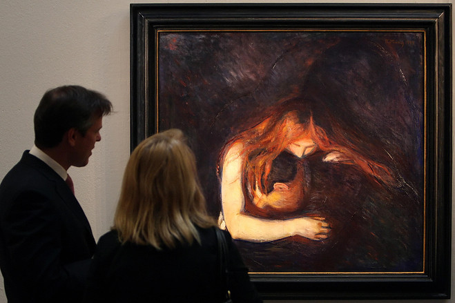 659x439 Lot Of The Day Munch'S - Love And Pain Munch Painting