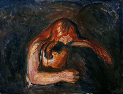 500x385 Love And Pain By Edvard Munch Goosebumps Artsy - Love And Pain Munch Painting