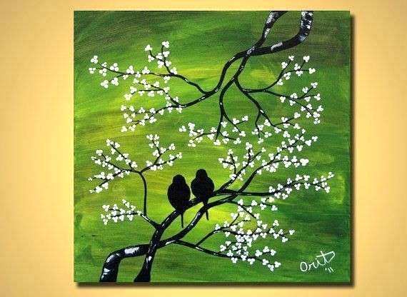 570x416 Wall Arts Love Birds Wall Art. Nojo Love Birds Canvas Wall Art - Love Birds Canvas Painting