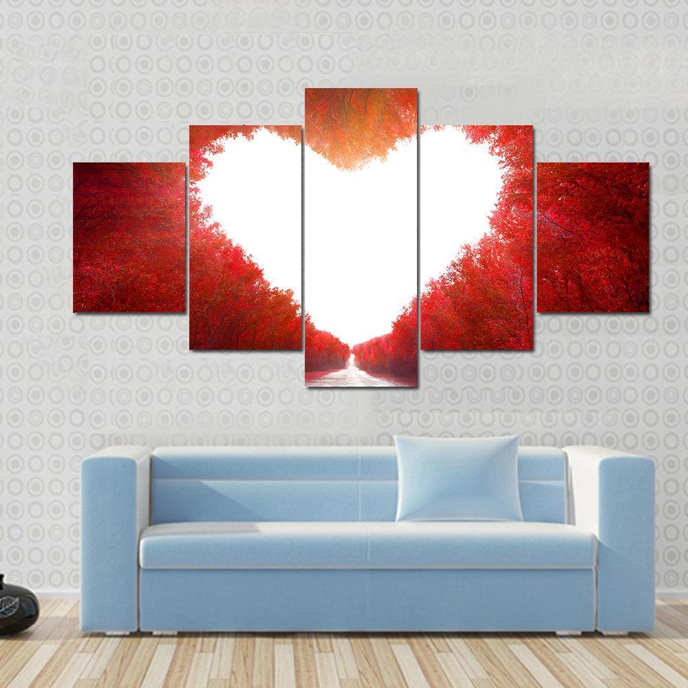 1000x1000 Road To Love Multi Panel Canvas Wall Art - Love Canvas Painting