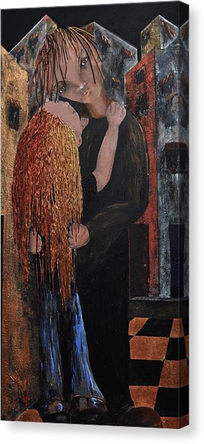 286x622 Love Conquers All Painting By Tom Norton - Love Conquers All Painting