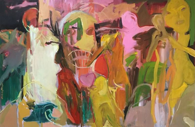 770x503 Saatchi Art Love Conquers All Painting By Arun Prem - Love Conquers All Painting