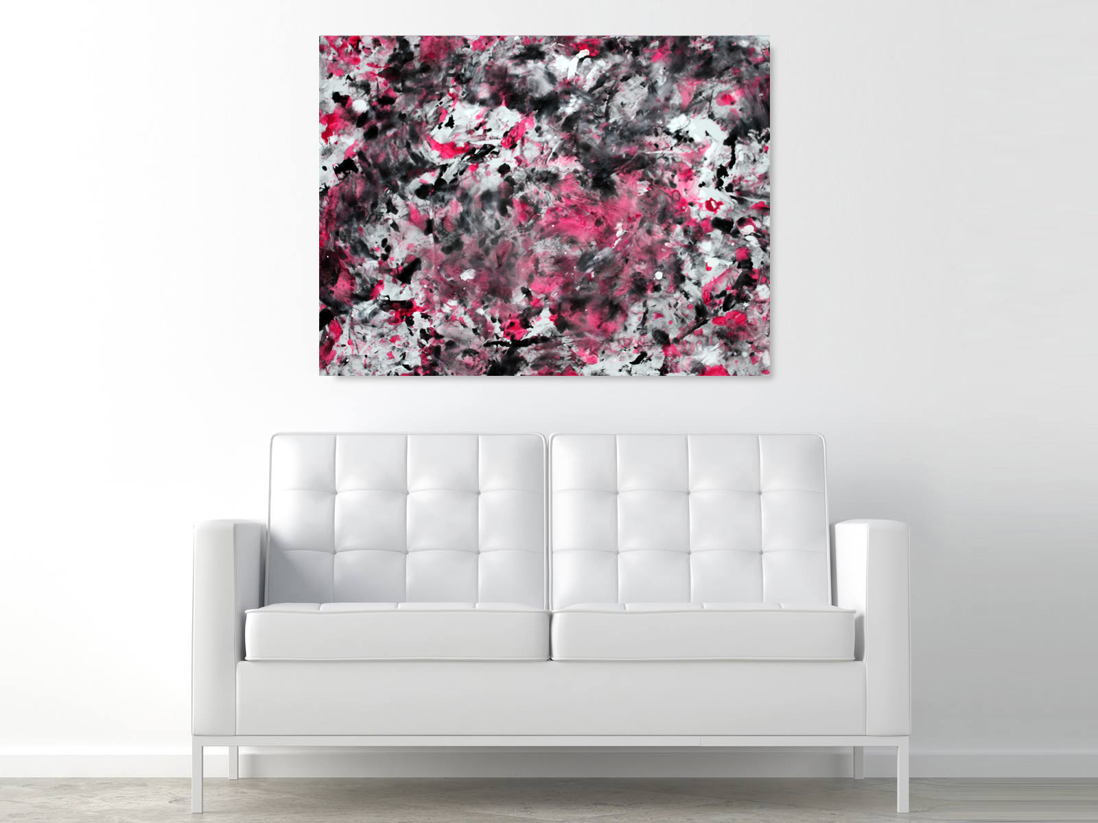 1600x1200 Amazing Art Kit Allows Couples To Make A Gorgeous Painting During - Love Is Art Painting