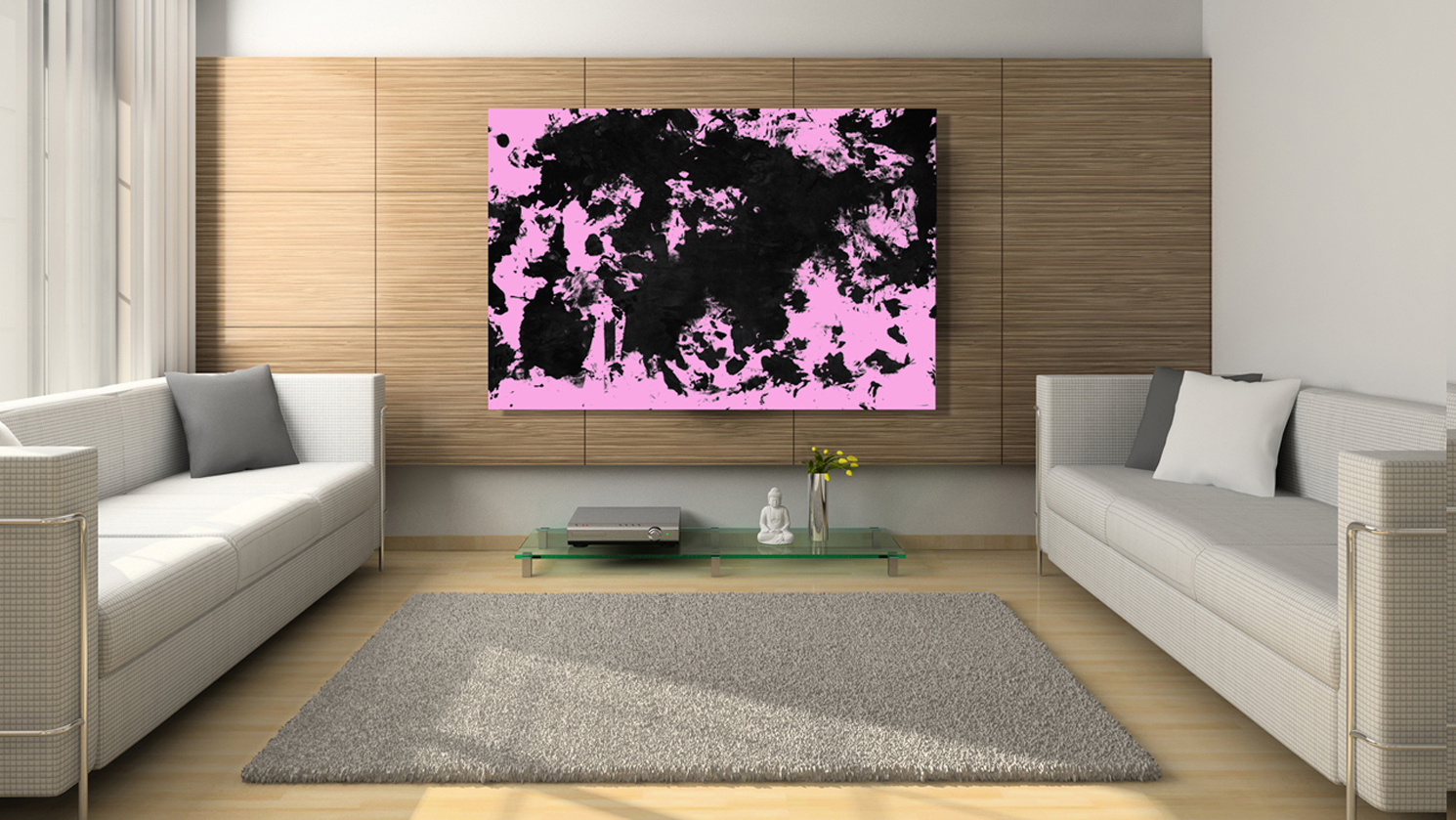 1490x839 Love Is Art Pink Amp Black Edition Love Is Art Kaufmann Mercantile - Love Is Art Painting