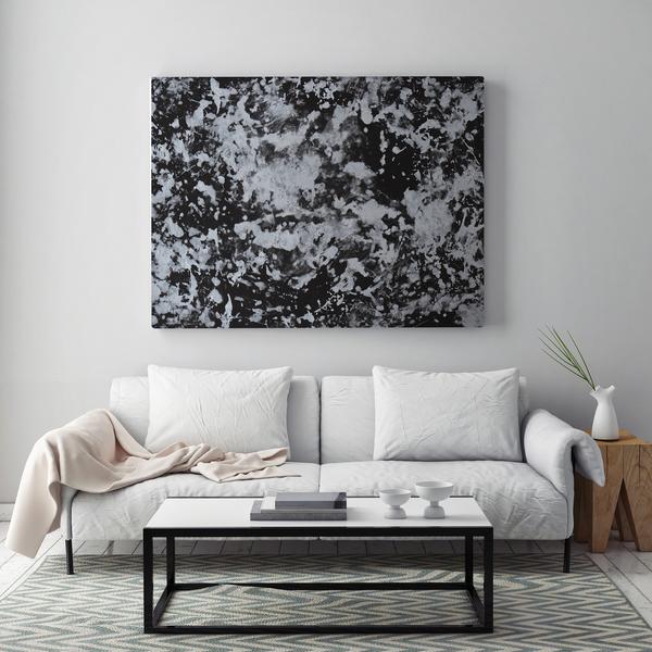 600x600 Black Amp Silver Edition Love Is Art - Love Is Art Painting