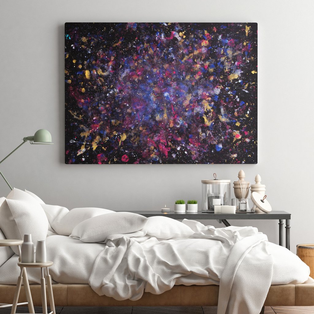 1024x1024 Cosmos Edition Love Is Art - Love Is Art Painting