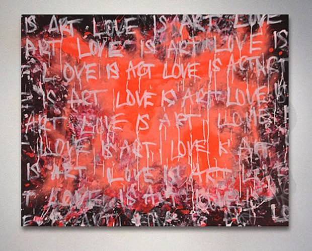 620x499 Creating A Masterpiece Of Love - Love Is Art Painting