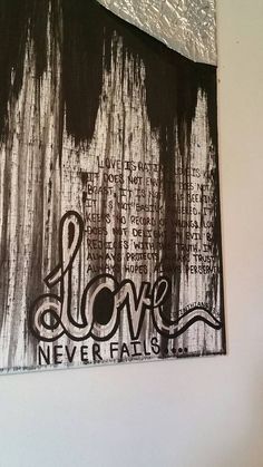 236x419 Love Is Patient Painting - Love Is Patient Painting