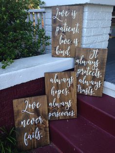 236x314 Love Is Patient, Love Is Kind, 1 Corinthians 13, Wedding Aisle - Love Is Patient Painting