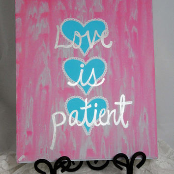 354x354 Best Love Is Patient Art Products On Wanelo - Love Is Patient Painting