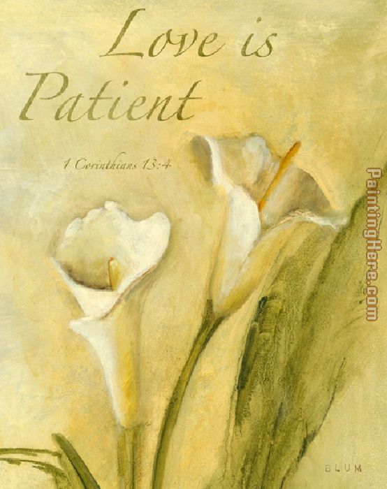 554x700 Cheri Blum Love Is Patient Painting Anysize 50% Off - Love Is Patient Painting