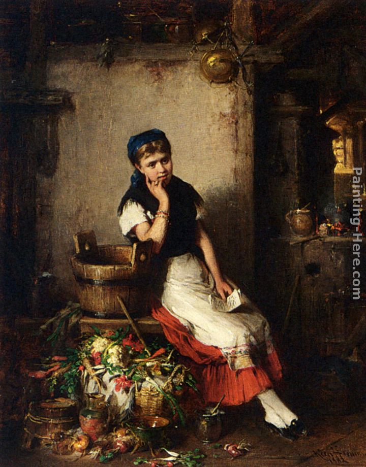 720x920 Hermann Kern The Love Letter Painting Anysize 50% Off - Love Letter Painting