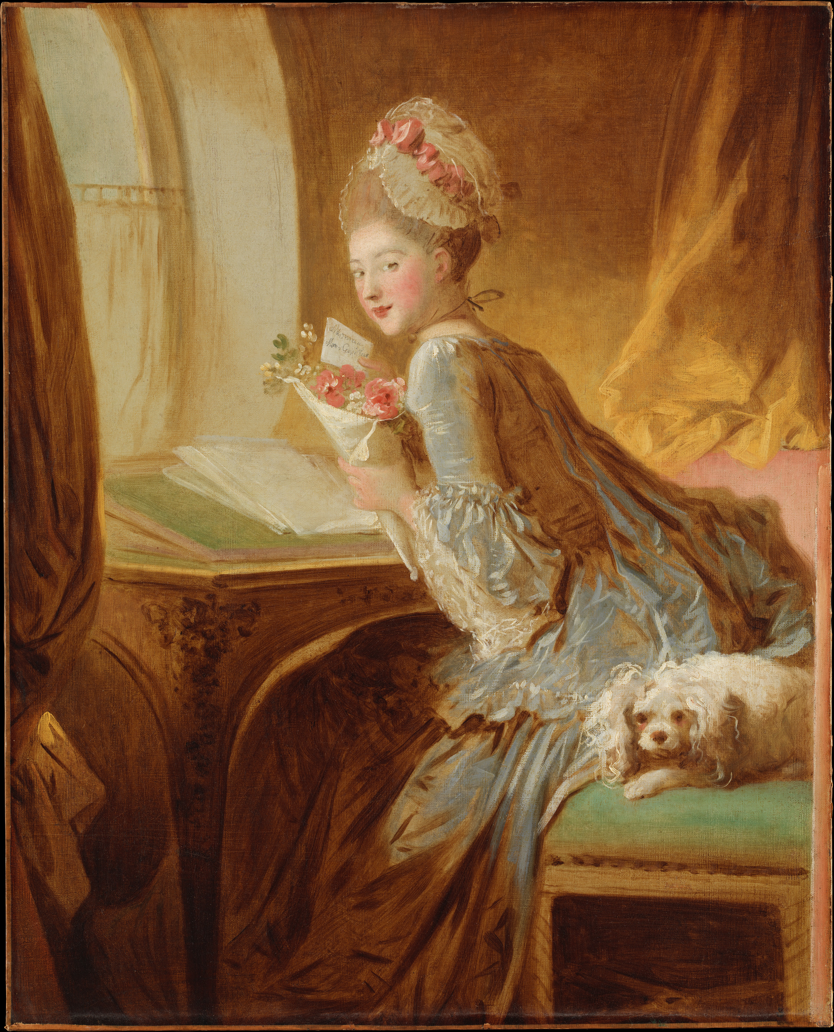 3164x3915 Jean Fragonard The Love Letter The Met - Love Letter Painting